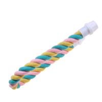 Juguete Para Pájaros Colgante De Algodón Y Correa Colorido Percha Para Masticar Juguete De Cazuela De Aves Juguete De Escalada Para Pájaros - details 12
