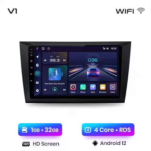 Junsun Radio Coche para VW Golf 6 2008 2009 2010 2011 2012 2013 2014 2015 2016 Inalámbrico CarPlay Android Auto AI Voice 2 din Pantalla Coche Android Auto Multimedia Navegación GPS Auto radio - 1