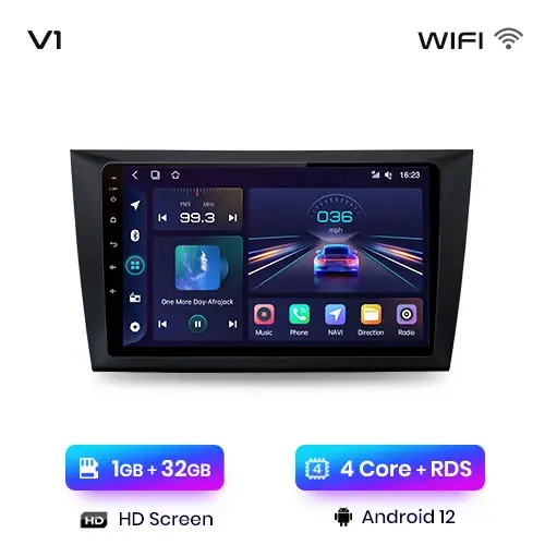 Junsun Radio Coche para VW Golf 6 2008 2009 2010 2011 2012 2013 2014 2015 2016 Inalámbrico CarPlay Android Auto AI Voice 2 din Pantalla Coche Android Auto Multimedia Navegación GPS Auto radio - 1