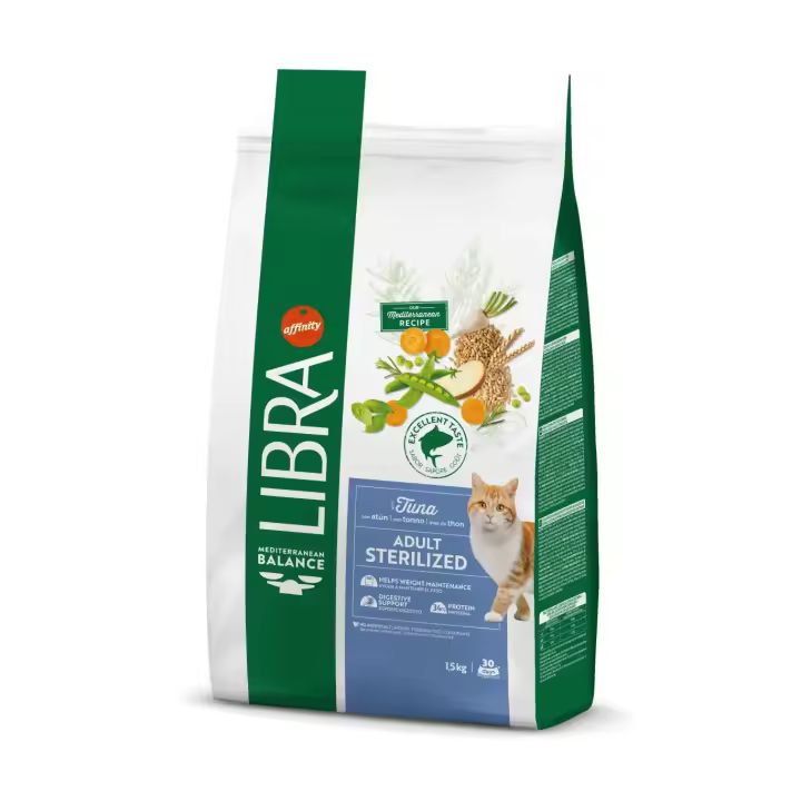 Libra Adult Sterilized Atún - Pienso para Gatos Esterilizados Adultos de Atun - 1