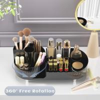 Organizador de maquillaje, Caja de almacenamiento de cosméticos, Organizador de cosméticos giratorio de 360 °, Organizador de maquillaje para brocha de ojos, Caja organizadora de almacenamiento de maquillaje - details 1