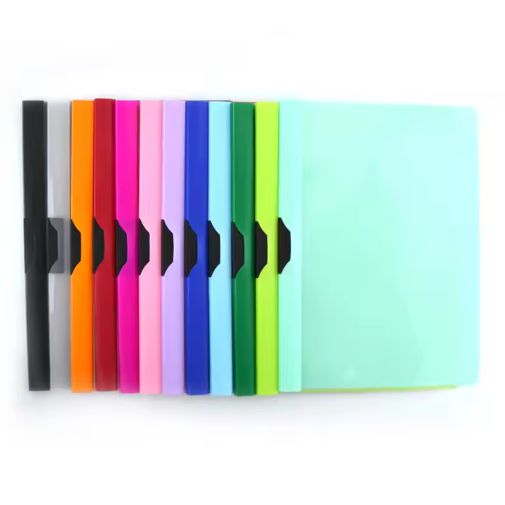 Office Box Pack Dossier Clip It Pinza Plástico A4 Colorline - 1