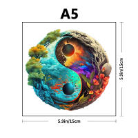 Rompecabezas De Madera En Colores Con Forma Irregular Desafío Alto Juguetes De Rompecabezas Regalo De Cumpleaños Exquisito Para Adultos - details 21
