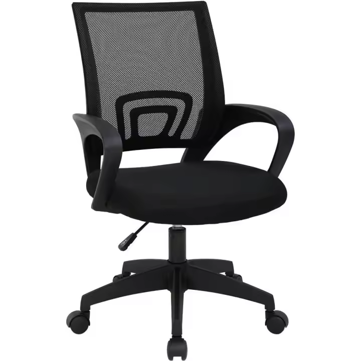DASCK - Silla de Oficina Silla de Malla Altura Ajustable para Trabajo Silla Escritorio Ergonómica Giratoria - 1