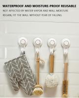 Ganchos De Succión Fuerte Para Puerta Y Pared Ganchos De Toalla Multiusos Adhesivos Y De Ventosa Para Ropa Y Toallas Blanco Y Negro - details 6