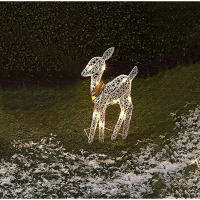 3pcs Decoración De Jardín De Hierro Con LED De Ciervo Y Alce Para Navidad Brillo De Reindeer Adorno Exterior De Casa De Año Nuevo - details 11