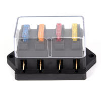 Bloque De Fusibles Estándar ATO De 4 Maneras Para Coche 12V/24V+4 Soporte De Caja De Fusibles Plástico Para Automóviles Y Camiones - details 15