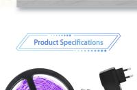 Tira De Luces LED UV 5M DIY Multifunción Para Decoración De Fiesta Barra Halloween Baño Dormitorio Lámparas De Desinfección Y Esterilización - details 4