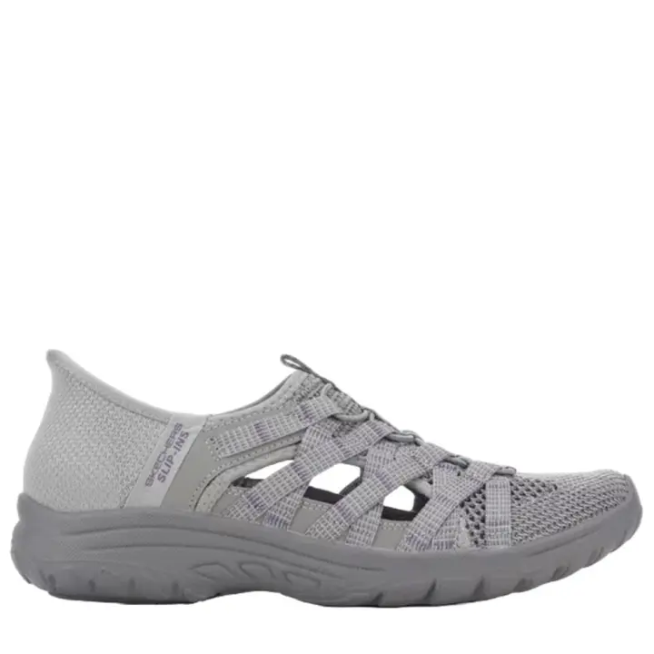 Skechers - Cómoda Deportiva Mujer - SLIP-INS REGGAE FEST 2.0 NEAP TIDE Gris - Memory Foam - 1