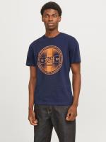 Jack & Jones Hombre Pack 2 camisetas de Algodón de 150 grs Mod JJRI TEE CREW Ajuste Standard FIT logo estampado Ref 256795 - details 3