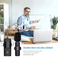 Microfono Lavalier Inalámbrico 3 En 1 Para iPhone Android 3.5mm Grabación De Radio Reducción De Ruido Profesional Mini Microfono Condensador - details 3