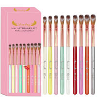 Set De 9 Pinceles De Uñas Acrílicas Especiales Conjunto De Pinceles Para La Aplicación De Acrílico Material De Madera - details 0