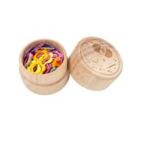 Marcadores De Costura En Forma De Flor Con Función De Bloqueo Para Tejer Y Crochet Accesorios De Costura Marcadores De Nueces De Hilo Multicolor - details 5