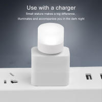 Lámpara De Noche USB Mini LED Con Enchufe Y Batería Integrada Luz De Lectura Protección Ocular Pequeña Redonda Para Libros - details 6