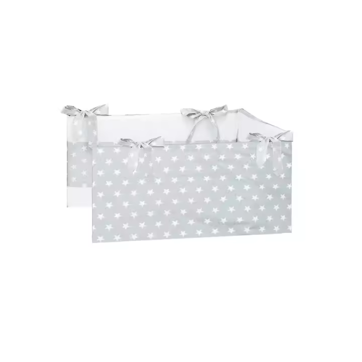 Vizaro - Conjunto Protector y Funda Nórdica Cuna 60x120cm (desenfundable con cremallera) 3 Piezas - 100% Algodón - Hecho UE - Protector con Relleno grosor 400g - 1