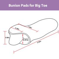 Protector De Gel Para Dedos Mayores Corrector De Bunion Alivio Del Dolor Hallux Valgus Ortopédico Separador De Dedos Paquete De 2/4/8 - details 5