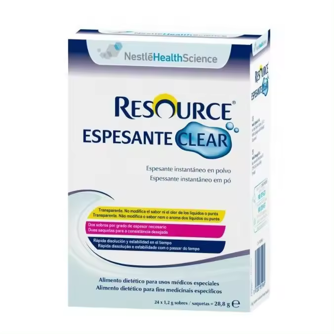 Resource Espesante Clear Sabor Neutro 24 Unidades - 1