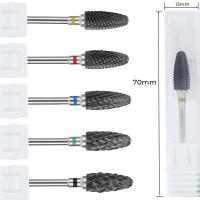 Broca De Uñas Cerámica Carburo Tungsteno Para Todas Las Máquinas De Uñas Accesorio De Manicura Para Taladro Eléctrico Cortador Apto - details 4