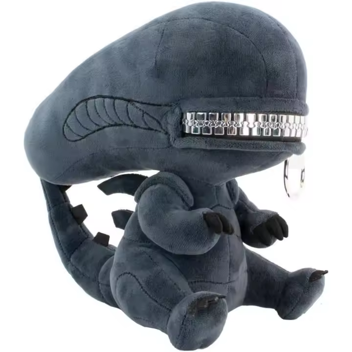 Peluche Xenomorfo de boca con cremallera de 22 cm de QMx Quantum Mechanix - Alien - 1