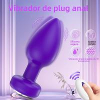 Vibrador Anal Con Control Remoto Vibrador Para Parejas Prostate Massager Plug Butt Wireless Man Sex Toys Silicone Adultos - details 4