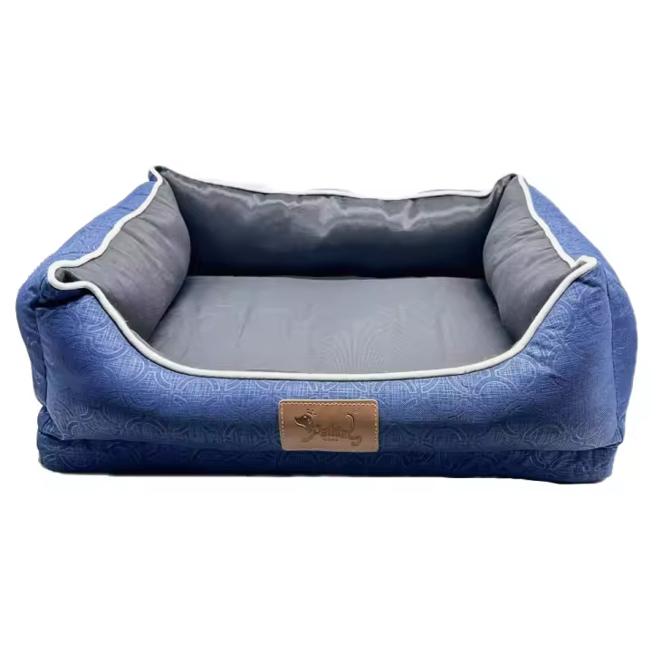 Petking Cama para Perros y Gatos Súper Suave y Transpirable, Base Cómoda Rellena de Fibra Hueca y Espuma Acolchonada, Fabricada con Materiales de Alta Calidad - 1