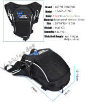 Bolsa De Motocicleta Fashion Con Pierna Bajada Hipo Fanny Pack Impermeable Para Exterior Casual Negro Material Oxford 1680D - details 0