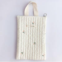 Bolso De Diaper Para Mamá Con Organizador De Bolsas Pequeño Estilo Cuadros Cierre De Cremallera Material De Tela Accesorios Para Bebés Estilo OIMG - details 8