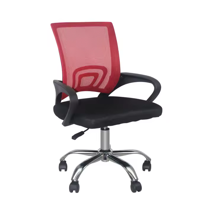 Thinia Home - Silla de Escritorio Classic, Oficina y Despacho, Home Office, Respaldo Malla Transpirable, Soporte Lumbar, Reposabrazos, Altura Ajustable, Ergonómica, 52x65x(86-95)cm - 1