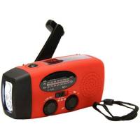Radio de emergencia/radio de manivela con células Solares, linterno y Alimentación. - details 0