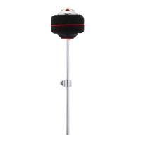 Cabezal De Batidor De Batería De Tambor Negro Con Tira De Lana Acero Inoxidable Para Pedal De Batería De Bajo Accesorio De Percusión - details 0