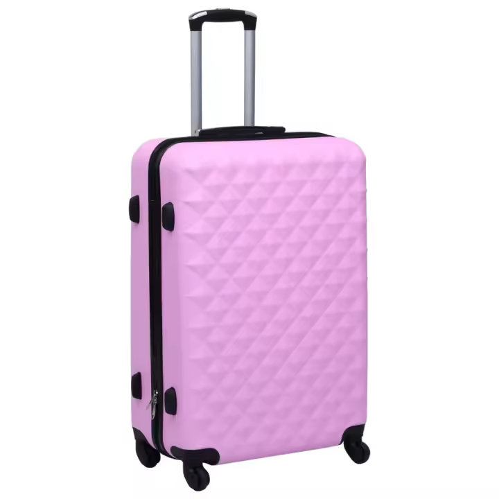 Maleta rígida con ABS rosa - 1