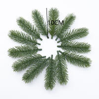 100pcs Ramas De Pino Artificiales De 10cm Para Decoración De Navidad Guirnalda De Navidad Árbol De Navidad DIY Plástico - details 0