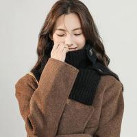 Bufanda De Punto Para Mujer Con Cuello Alto Falso Invierno Resistente Al Viento Desmontable Multifuncional Material De Poliéster - details 7