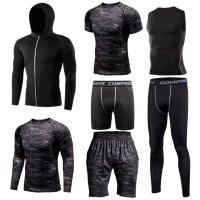 Camiseta De Compresión Para Correr En Hombre Camiseta De Fútbol De Secado Rápido Camiseta Deportiva Tensa Para Gimnasio Y Fitness Manga Corta Transpirable - details 40