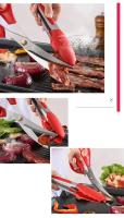 Juego De 2 Pares De Tijeras Para Barbecue Con Clip Herramientas Multifuncionales De Cocina Para El Hogar Y Restaurante - details 12