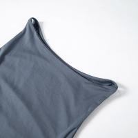 Vestido Bodycon Minimalista Para Mujer Verano Sin Mangas Vestidos De Mujer Sólido Streetwear One Piece Ropa De Oficina Traje De Verano - details 28