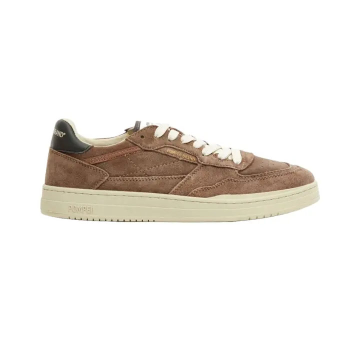 Zapatillas Marrones Pompeii Elan Suede Taupe - 1