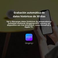 Sensor De Temperatura Y Humedad Qingping T Versión Bluetooth Compatible E-Link INK Termómetro Inteligente Para Interior Compatible Con Apple HomeKit - details 8