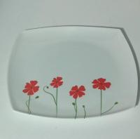 Conjunto de Platos y Cubiertos Reutilizables para Picknig - 36 Piezas de Plástico Duro y Metal Inoxidable - Decoración Primaveral - details 1