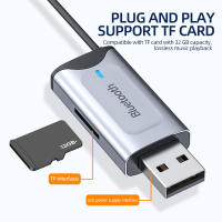 Adaptador Bluetooth 5.3 Para Coche Con USB Dongle Estéreo Inalámbrico Jack AUX 3.5mm Mando De Música Con Micrófono Y Slot TF Para Llamadas Handsfree - details 4