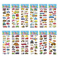 5 Hojas De Pegatinas Puff Para Niños Y Niñas Decoración De Scrapbooking Regalo De Cumpleaños O Año Nuevo Tamaño 21x7cm - details 1