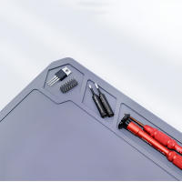 Almohadilla De Reparación De Aislamiento Gris Resistente Al Calor Estación De Soldadura Silicona Matriz Multifuncional Para Trabajo Y Escritorio BGA - details 8