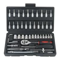 Kit De Herramientas De Reparación De Coche 46 Piezas Juego De Destornilladores De 1/4 Pulgada Llave De Fijación Torque Wrench Conjunto De Reparación Automotriz Herramienta Mecánica - details 9