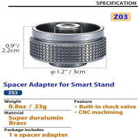 CAMPINGMOON Z03 BKZ03 Juego De Aumento De Altura Para Estufa De Camping Aluminio Adaptador De Tanque De Gas Para Montañas Nubladas - details 11