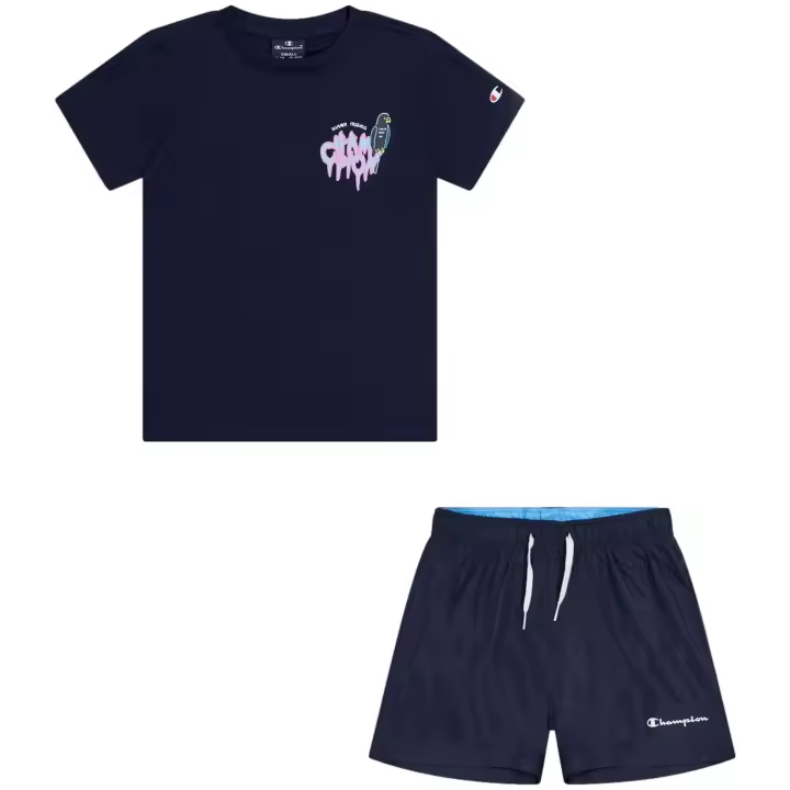 Conjunto Champion  para hombre en color negro - 1