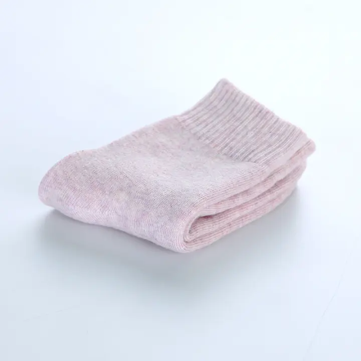 Calcetines De Lana Gruesa Para Mujer Calcetines De Invierno Cálidos Y Suaves Contra La Nieve Color Sólido Para Dormir - 1