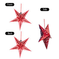 Estrella De Papel Para Decoración Navideña De 24 Pulgadas Lámpara De Árbol De Navidad 3D Colgante De Estrella De Ceilings - details 11