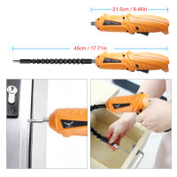 Destornillador Eléctrico Sin Cable Amarillo Con Conjunto De Brocas Recargable Torque Rotativo Para Proyectos De Mejora Doméstica DIY - details 8