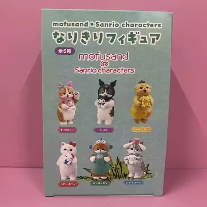 Caja Misteriosa Sanrio Con Figuras De Hello Kitty Kuromi Cinnamoroll Juguete Anime Decoración De Escritorio Regalo Lindo - 1