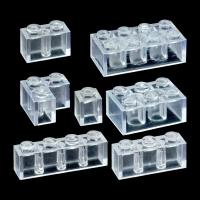 Pequeñas Partículas De Bloques De Construcción Transparentes 1x2 2x3 2x4 1x1 MOC Piezas Juguetes Para Niños Edad Recomendada 6-12 Años - details 0